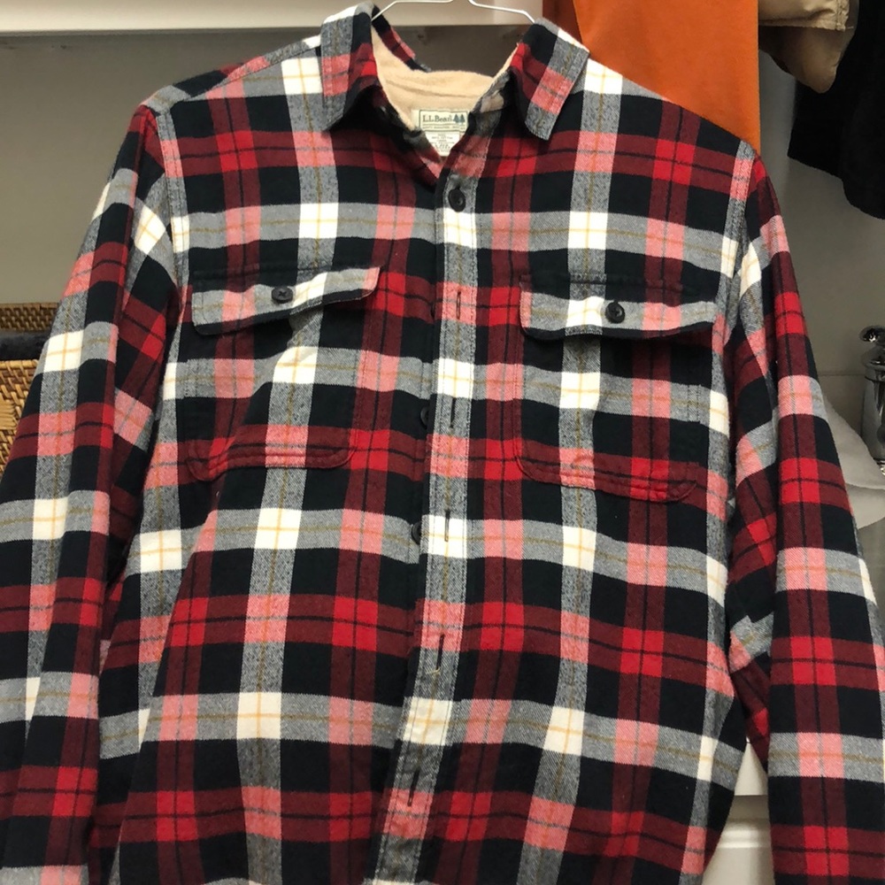 LL Bean plaid shirt
